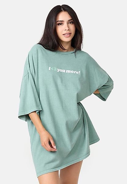 Worldclassca T-Shirt Worldclassca Oversized Print T-Shirt lang Tee Sommer O günstig online kaufen