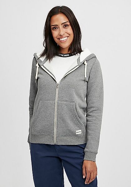 OXMO Kapuzensweatjacke OXBinja Hoodie Sweatjacke mit Teddy-Kapuze günstig online kaufen