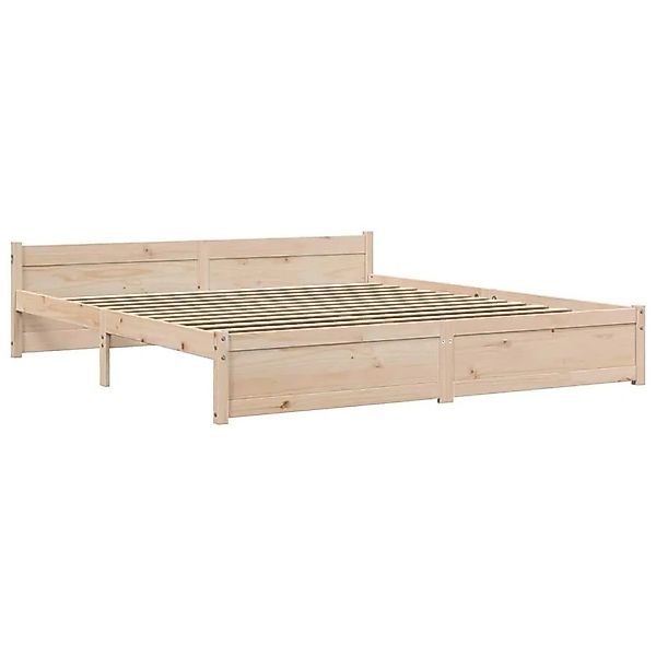 vidaXL Massivholzbett ohne Matratze 200x200 cm 815064 günstig online kaufen