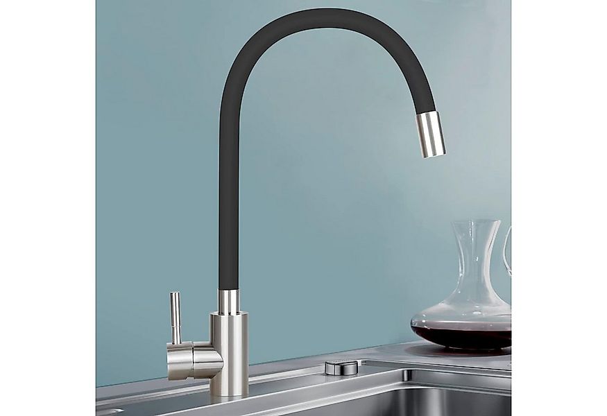 Nettlife Küchenarmatur Hochdruck Wasserhahn Küche Flexibler Edelstahl Spült günstig online kaufen