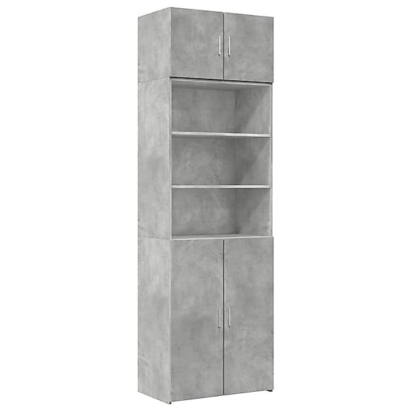 vidaXL Hochschrank Betongrau 70x42,5x225 cm Holzwerkstoff 3281318 günstig online kaufen