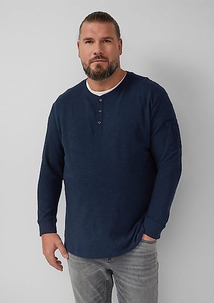 s.Oliver Langarmshirt T-Shirt Baumwoll-Shirt mit Crew günstig online kaufen