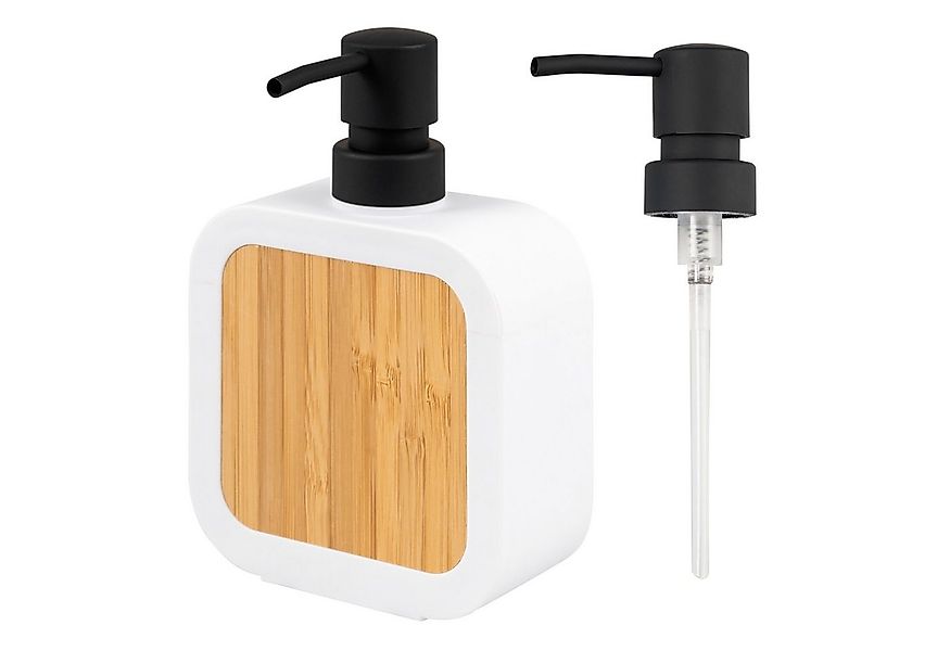 eluno Seifenspender für 300 ml Flüssigseife, mit Bambus und Kratzschutz günstig online kaufen