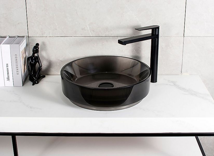 Bernstein Waschbecken NT2430G, aus transparentem Kunstharz - 42 x 42 x 11 c günstig online kaufen
