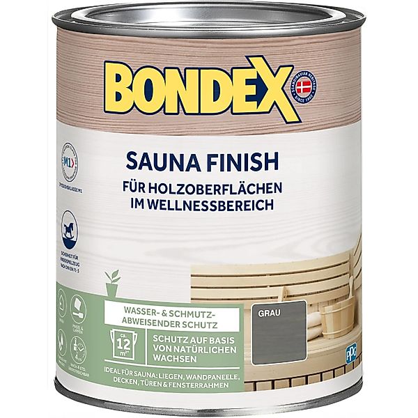 Bondex Sauna Finish Grau 1, günstig online kaufen