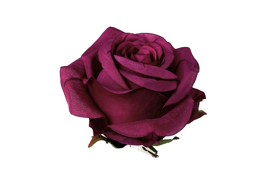Kunstblume Künstliche Rose mit Clip. Kunstblume Rosenkopf, Gasper, Höhe 10. günstig online kaufen