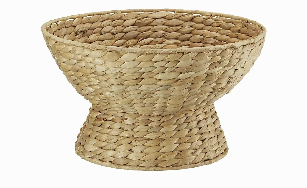 HOME STORY Deko Schale   ¦ braun ¦ Wasserhyazinthe,Metall ¦ Maße (cm): H: 2 günstig online kaufen