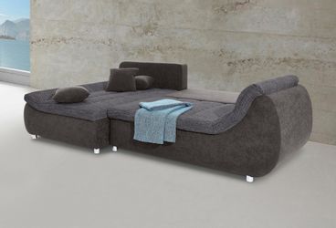 INOSIGN Ecksofa "Imola, bequem, aktuelle Steppung im Sitz, L-Form, Breite 2 günstig online kaufen