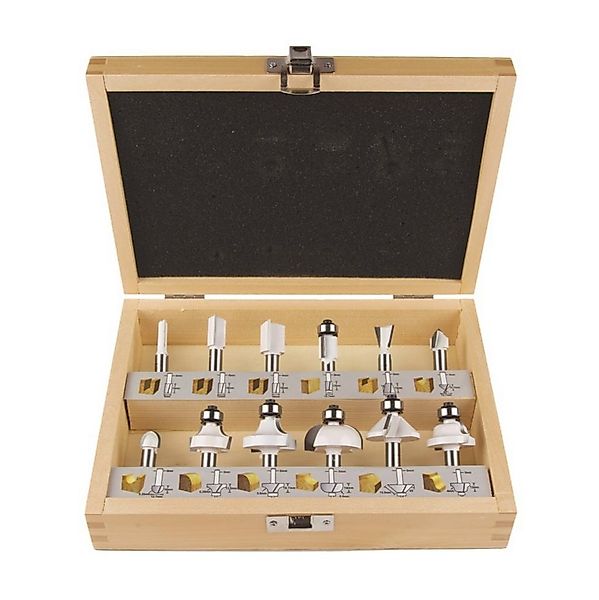 Makita Fräser-Set Fräser Set 8 mm Schaft 12 Stk. (D-53556) für DRT 50 / RP günstig online kaufen