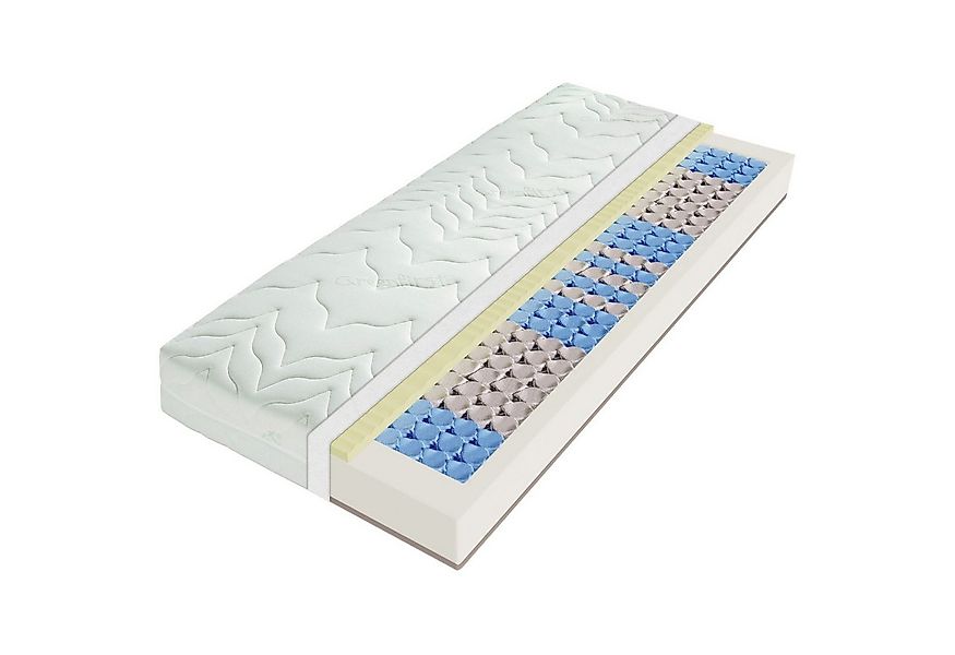 Taschenfederkernmatratze Vario Lux Greenfirst, H2+H3 H3+H4 Matratze, Beco, günstig online kaufen