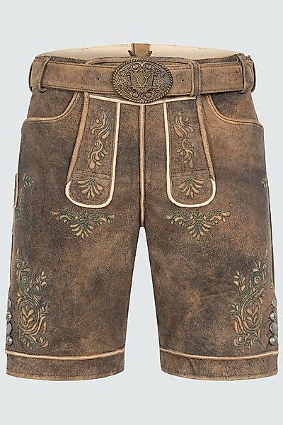 Lederhose Rob mit Gürtel günstig online kaufen