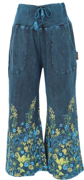 Guru-Shop Relaxhose Palazzohose, Boho Baumwollhose, Hosenrock günstig online kaufen