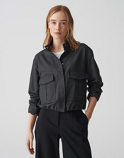 OPUS Kurzblazer Jandra O-Form cropped Länge Webware günstig online kaufen