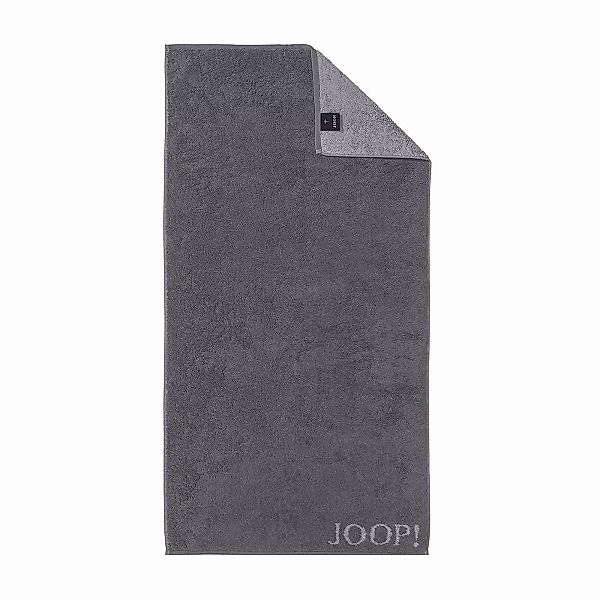 JOOP! Handtücher Classic Doubleface 1600 Anthrazit - 77 Handtücher grau Gr. günstig online kaufen