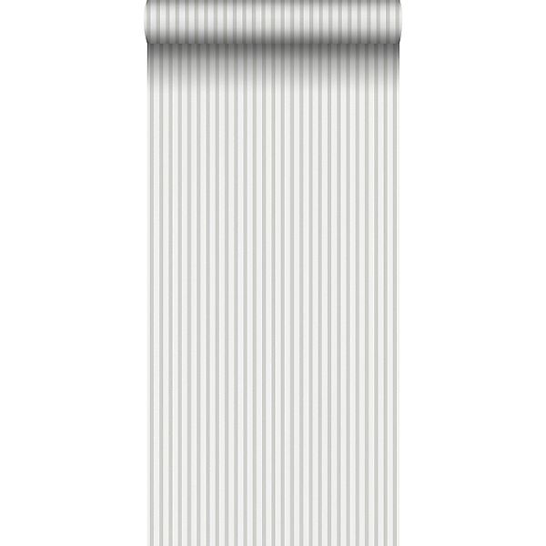 Sanders & Sanders Tapete Streifen Hellgrau 53 cm x 10.05 m günstig online kaufen