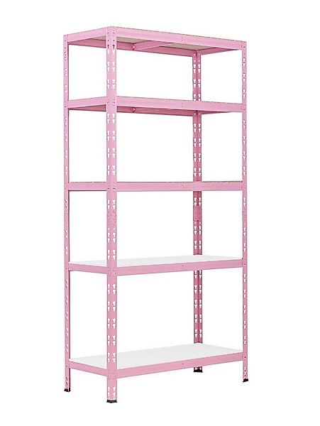 Trend Line Schwerlastregal Schwerlastregal Stahl 180 x 90 x 40 cm 5 Holzböd günstig online kaufen