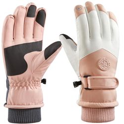Sunicol Skihandschuhe Wasserdichte Touchscreen Winterhandschuhe Warm günstig online kaufen