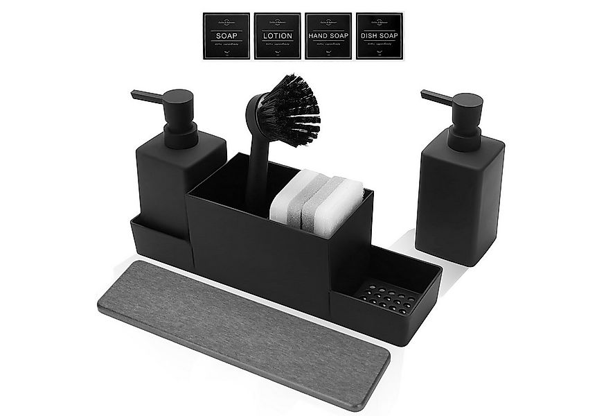 Lumkudos Küchenorganizer-Set 350ML Spülbecken Organizer mit Bürste, Seifens günstig online kaufen