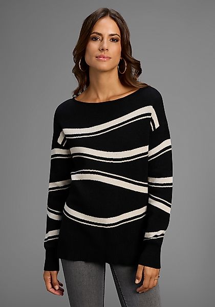 Laura Scott Strickpullover mit schönem Streifenmuster günstig online kaufen