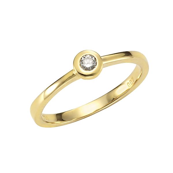 Orolino Fingerring Gold 750 mit Brillant günstig online kaufen
