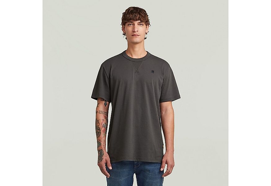 G-STAR T-Shirt Nifous Rundhals, mit Rippeinsatz günstig online kaufen