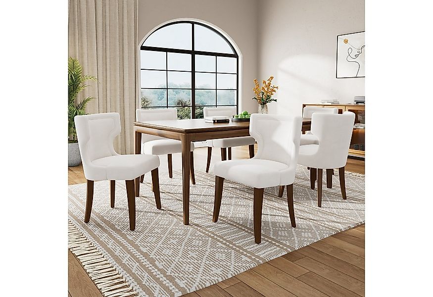 Flieks Esszimmerstuhl (mit verstellbare Fußpolstern, Set, 6 St), 6er Set Po günstig online kaufen