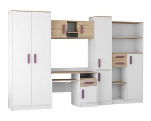 Deine Möbel 24 Jugendzimmer-Set MIKI Jugend-Schrankwand günstig online kaufen