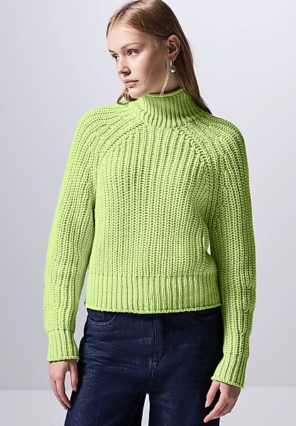 STREET ONE STUDIO Strickpullover im soften Baumwoll-Mix günstig online kaufen