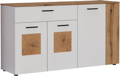 INOSIGN Sideboard "Linz" 1 Stk. tlg. Kommode mit Hirnholzapplikationen - Sc günstig online kaufen