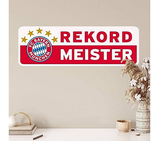 FC Bayern München Wandtattoo Fußball Wandsticker FCB Logo Sterne FC Bayern günstig online kaufen