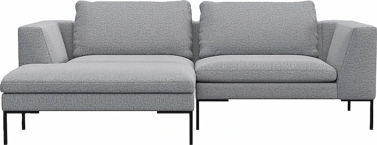 FLEXLUX Ecksofa "Loano, superbequemer Sitzkomfort durch Kaltschaum im Sitz, günstig online kaufen