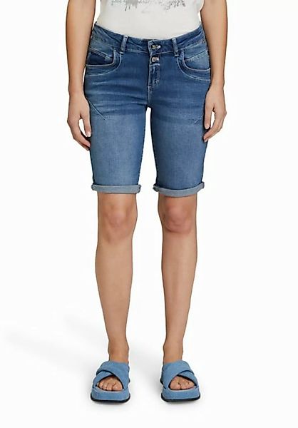 Cartoon Shorts Cartoon Jeans-Shorts mit Stickerei Nahtführung günstig online kaufen