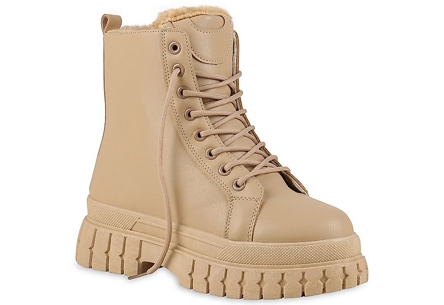 VAN HILL 837922 Winterstiefelette Damen Warm Gefütterte Plateau Boots Profi günstig online kaufen