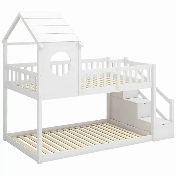Gotagee Kinderbett Baumhaus Kinderbett Doppelbett Kinderbett Hausbett Kiefe günstig online kaufen