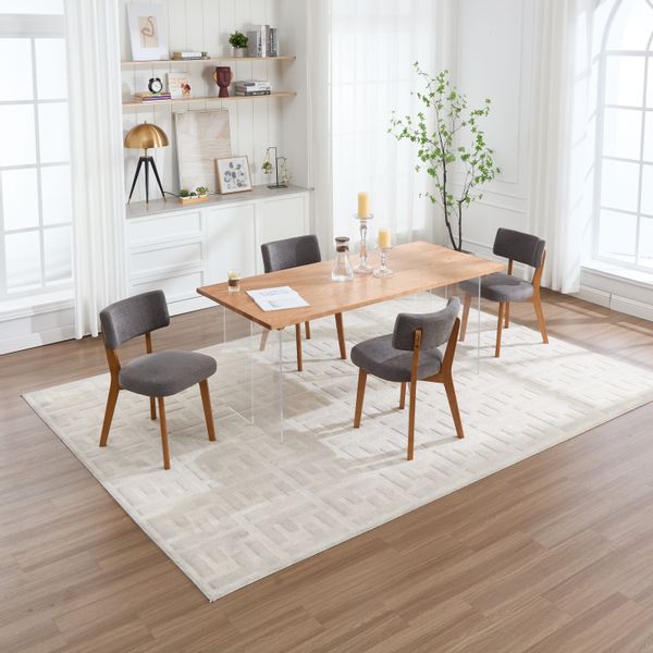 KLAM HOME Esszimmerstuhl Moderne Mid-Century-Stil Esszimmerstuhl günstig online kaufen