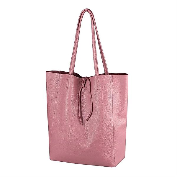 ITALYSHOP24 Schultertasche Made in Italy Damen Premium Leder SHOPPER Tasche günstig online kaufen