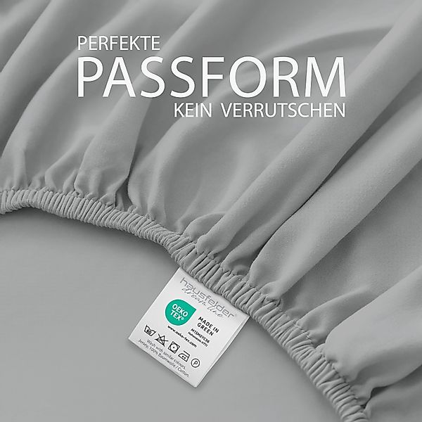 Hausfelder Spannbettlaken Topper Bettlaken 180//200x200 cm, günstig online kaufen