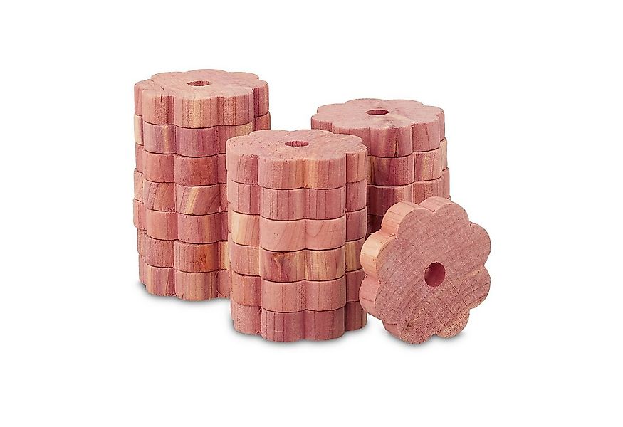 relaxdays Kleiderbügel Zedernholz Mottenschutz 20 Stück günstig online kaufen