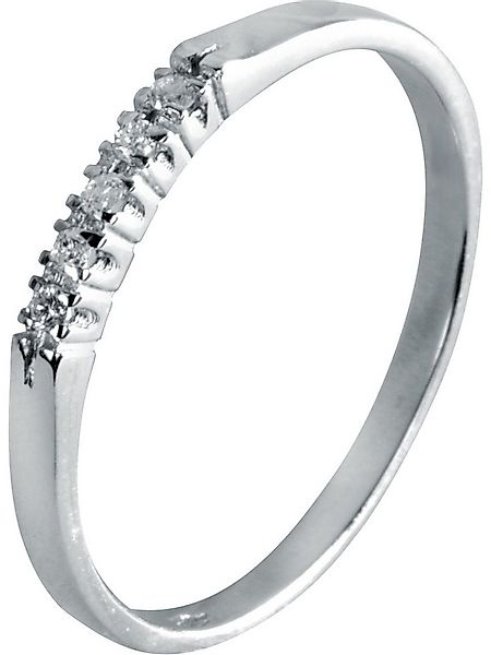 CHRIST Diamantring CHRIST Damen-Damenring 375er Weißgold 5 Diamant günstig online kaufen