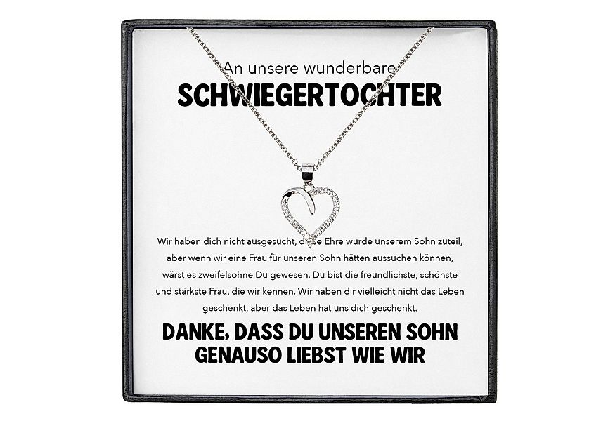 22Feels Schmuckset Schwiegertochter Geschenk Hochzeit Damen Collier Frauen günstig online kaufen