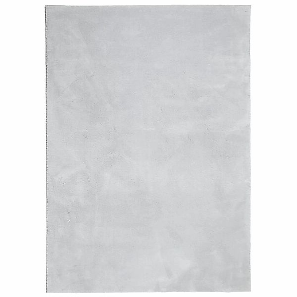vidaXL Teppich Huarte Kurzflor Weich Und Waschbar Grau 140x200 Cm 1933896 günstig online kaufen