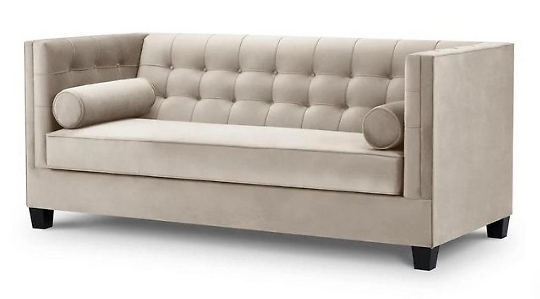 Xlmoebel 2-Sitzer Neues Zweisitzer-Sofa Chesterfield aus Stoff mit Schlaffu günstig online kaufen