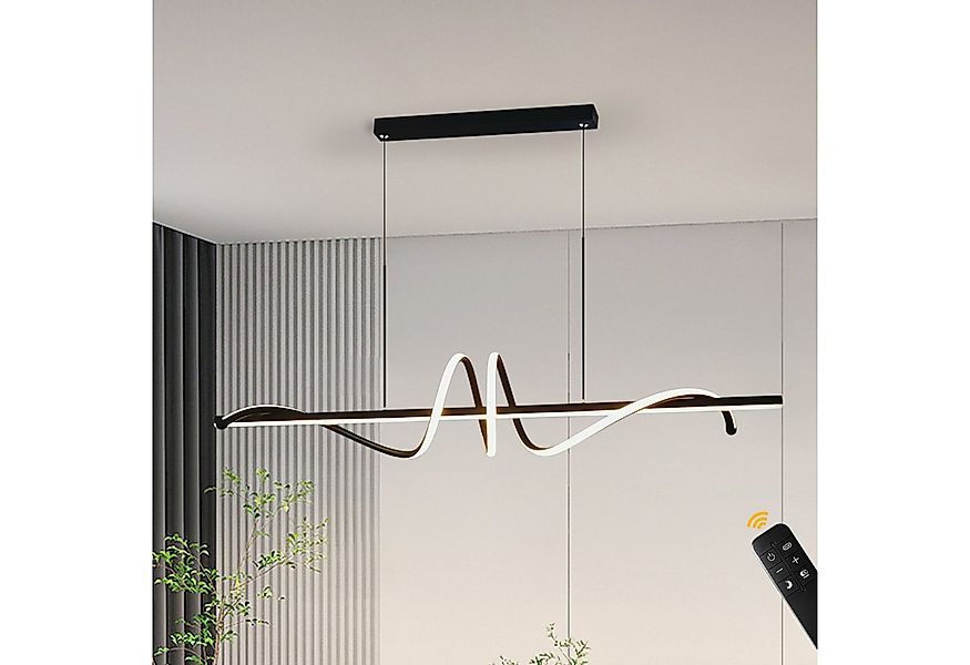 JDONG LED Deckenleuchte 90cm Moderne LED Pendelleuchte esszimmer dimmbar 54 günstig online kaufen