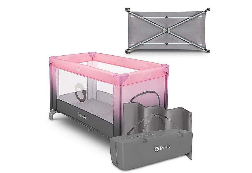 lionelo Baby-Reisebett Stefi, 120x60 cm Tragetasche  Klappbaren  Seiteneing günstig online kaufen