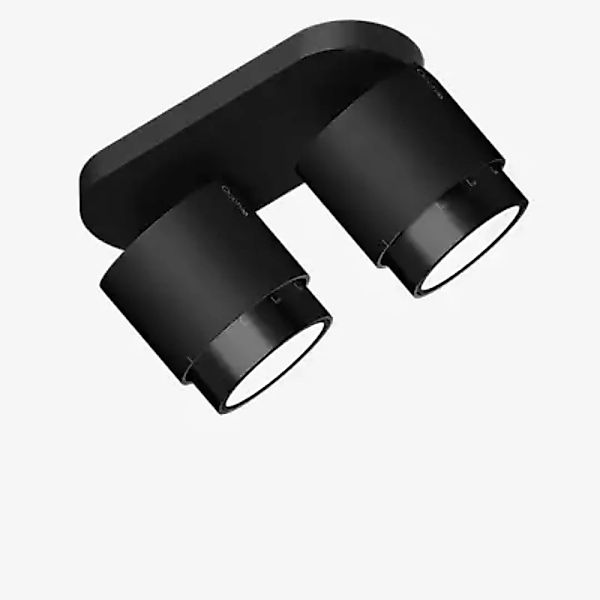 Occhio Lui Alto Doppio Volt Zoom Strahler LED, Kopf schwarz matt/Reflektor günstig online kaufen