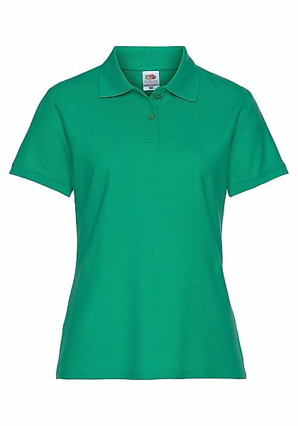 Fruit of the Loom Poloshirt "Lady-Fit Premium Polo" Sommershirt, unifarben, günstig online kaufen