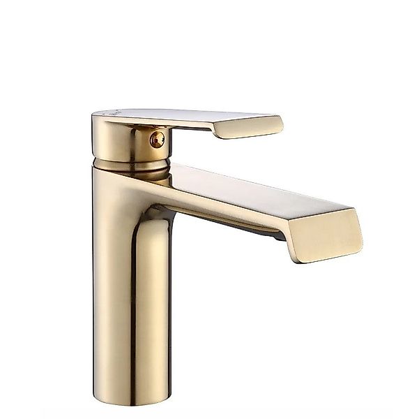 wohnwerk.idee Badarmatur Waschbeckenarmatur Wasserhahn Gold Matt günstig online kaufen