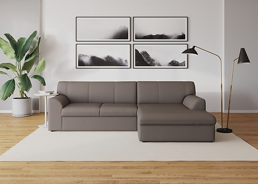 DOMO collection Ecksofa »Topper, elegant und zeitlos, kompaktes Stellmaß 24 günstig online kaufen