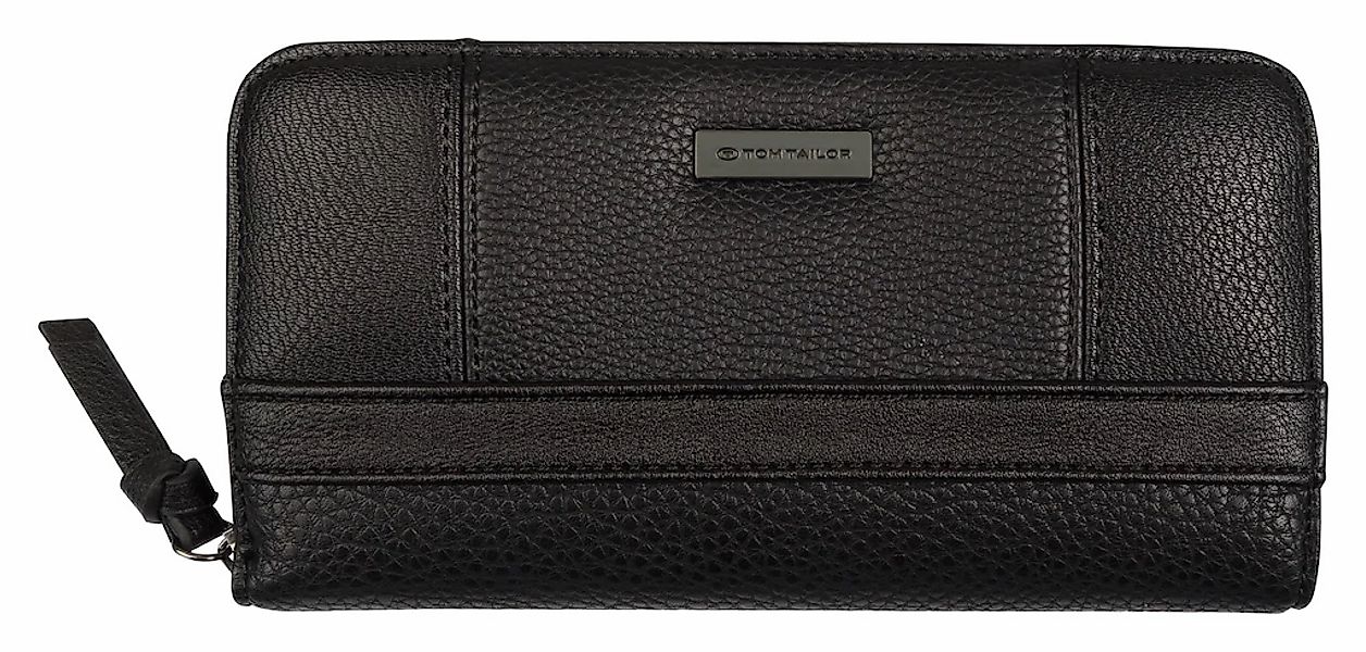 TOM TAILOR Geldbörse "Juna" aus soft genarbtem ledrigen Material mit glänze günstig online kaufen