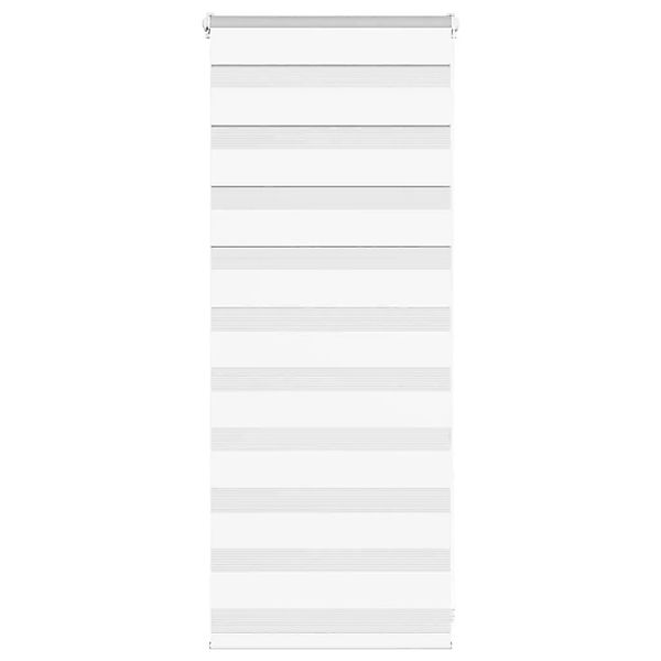 vidaXL Doppelrollo Weiß 55x100 cm Stoffbreite 50,9 cm Polyester 4014720 günstig online kaufen